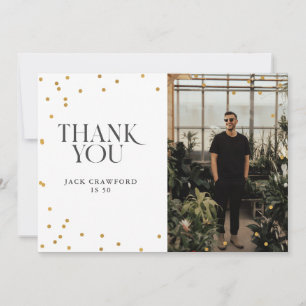 Tarjeta De Agradecimiento Sip sip hooray fiesta de cumpleaños moderna y eleg