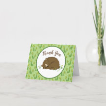 Sleeping Bear Baby Shower Woodland