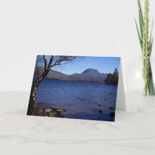 Tarjeta De Agradecimiento Slioch Loch Maree Wester Ross Scotland