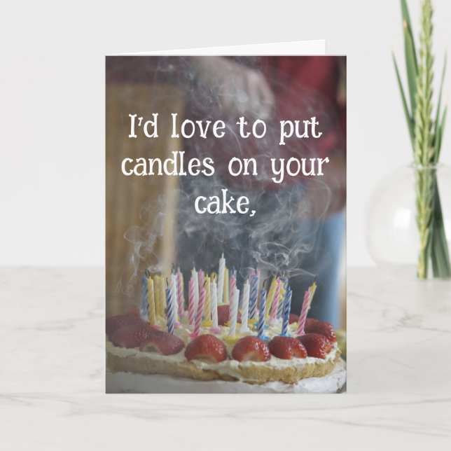 TARJETA DE AGRADECIMIENTO SMOKE ALARM BIRTHDAY CARD FOR ANYONE (Anverso)