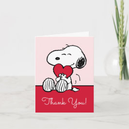Tarjeta De Agradecimiento Snoopy | Little Sweetheart Baby Shower Thank You C