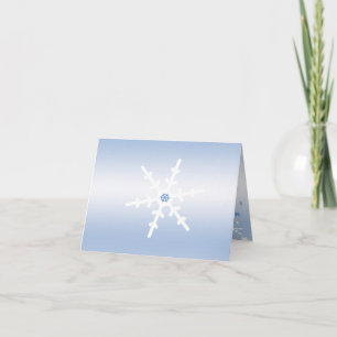 Tarjeta De Agradecimiento Snowflake Gracias