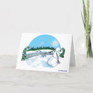 Tarjeta De Agradecimiento Snowpen de Estados Unidos