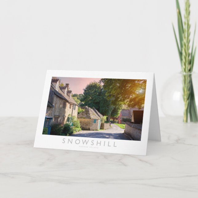 Tarjeta De Agradecimiento Snowshill (Anverso)