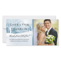 Snowy Winter Photo You Blue