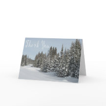 Snowy Woods Holiday Gracias