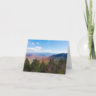 Tarjeta De Agradecimiento sobre monte mansfield mirando a stowe