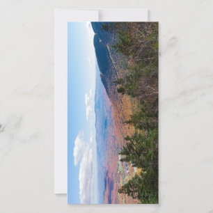 Tarjeta De Agradecimiento sobre monte mansfield mirando a stowe
