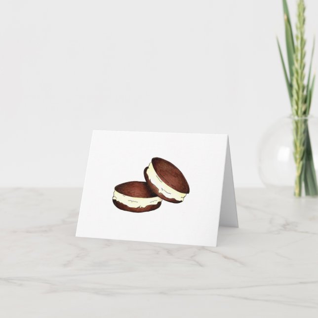 Tarjeta De Agradecimiento Sobreviví a Whoopie Pie Miércoles Pato Holandés (Anverso)