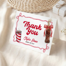 Tarjeta De Agradecimiento Soda Pop Baby Shower Thank You