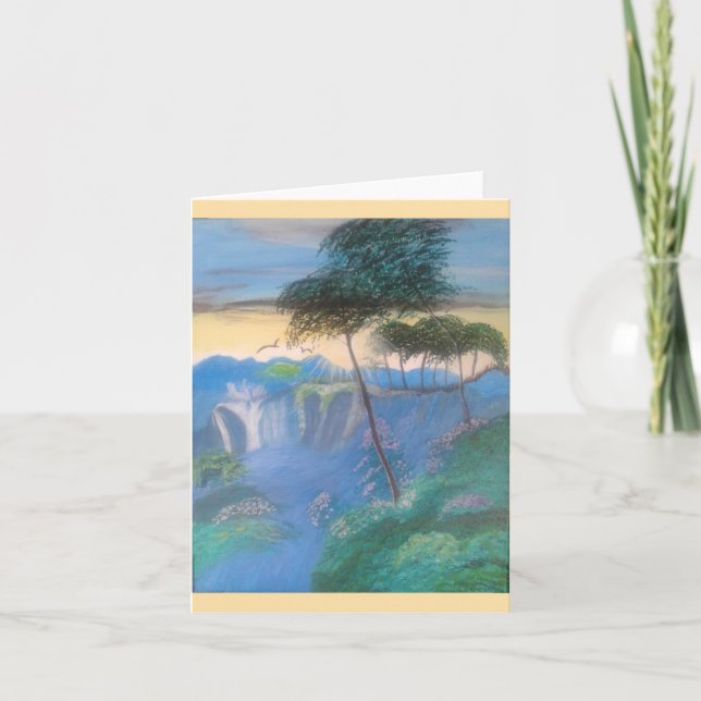 Tarjeta De Agradecimiento Sol emergente (Anverso)