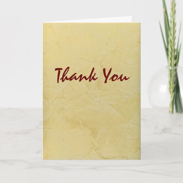 Tarjeta De Agradecimiento Sol Toscano Gracias (Anverso)