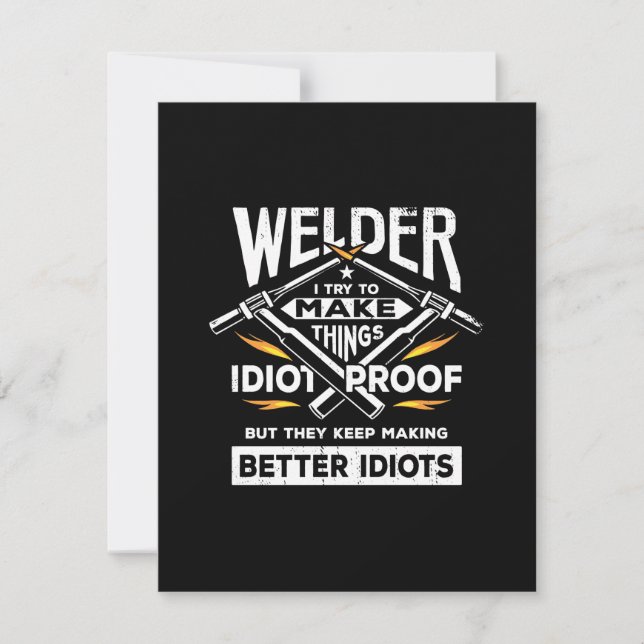 Tarjeta De Agradecimiento Soldado intenta hacer cosas (Anverso)