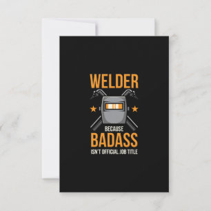 Tarjeta De Agradecimiento Soldado porque Badass no es un cargo oficial