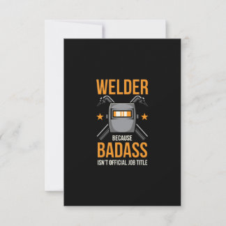 Tarjeta De Agradecimiento Soldado porque Badass no es un cargo oficial