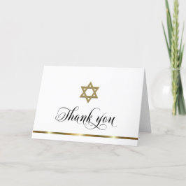 Tarjeta De Agradecimiento Solidaridad en memoria del oro blanco judío religi