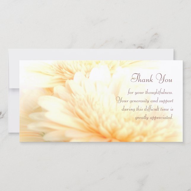 Tarjeta De Agradecimiento Solidaridad Gracias (Anverso)