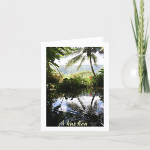 Tarjeta De Agradecimiento Solidaridad hawaiana Gracias de la familia
