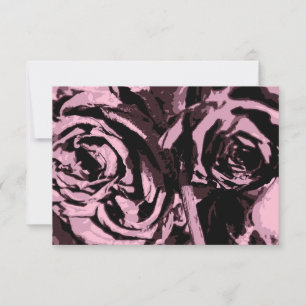 Tarjeta De Agradecimiento Solo algunos Rosas