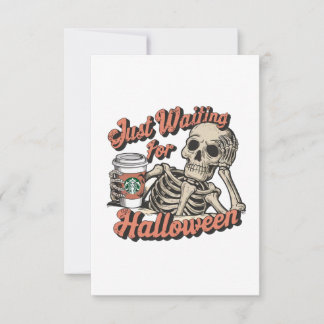 TARJETA DE AGRADECIMIENTO SOLO ESPERANDO A HALLOWEEN