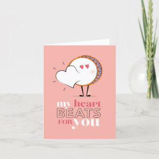 Tarjeta De Agradecimiento Sólo porque| Mi Corazón Pega Por Ti
