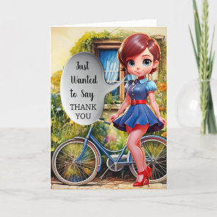 TARJETA DE AGRADECIMIENTO SÓLO QUERÍA DARTE LAS GRACIAS