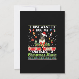 Tarjeta De Agradecimiento Solo Quiero Abrazarme De Mi Perro Y Escuchador Ter