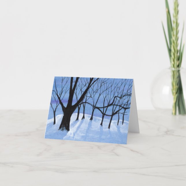 Tarjeta De Agradecimiento Sombras lunares (Anverso)