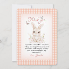 Tarjeta De Agradecimiento Some Bunny Thank You Card Watercolor