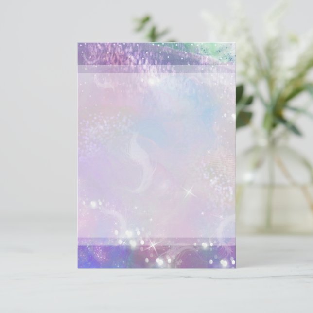 Tarjeta De Agradecimiento Soñando con espuma (Anverso de pie)