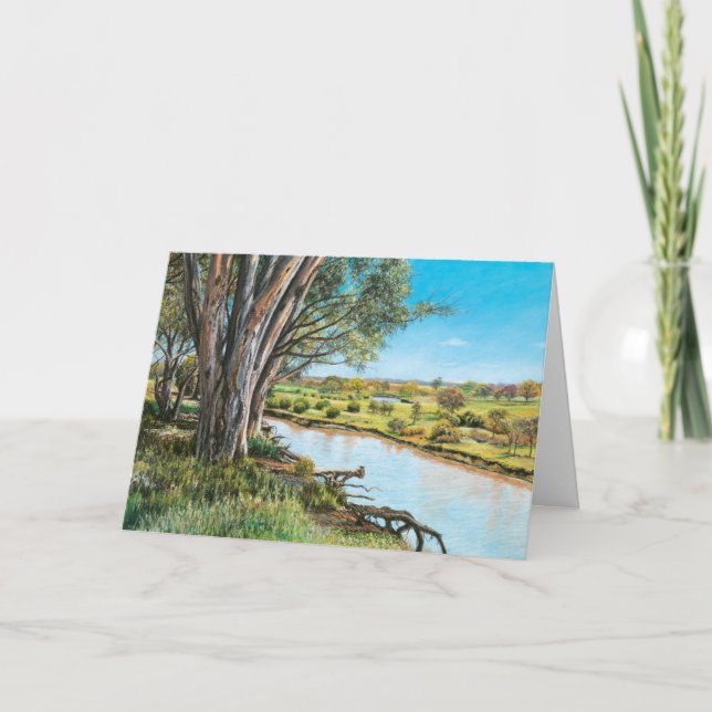 Tarjeta De Agradecimiento 'Sondeando una llanura iluminada por el sol' - (Anverso)