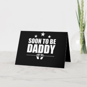 Tarjeta De Agradecimiento Soon To Be Daddy Pregnancy Announcement Reveal Dad