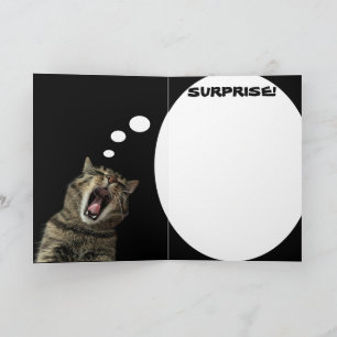 Tarjeta de agradecimiento, Sorpresa, Animal
