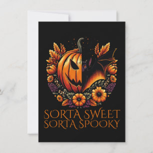 Tarjeta De Agradecimiento Sorta Sweet Sorta Spooky