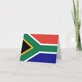 Tarjeta De Agradecimiento South Africa Flag