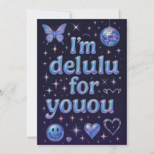 Tarjeta De Agradecimiento Soy Delulu para ti