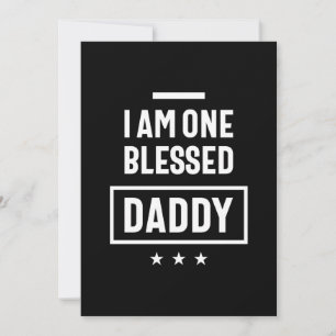 Tarjeta De Agradecimiento Soy un papá afortunado Regalo para padre