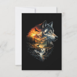 Tarjeta De Agradecimiento Spirit of the Wilderness