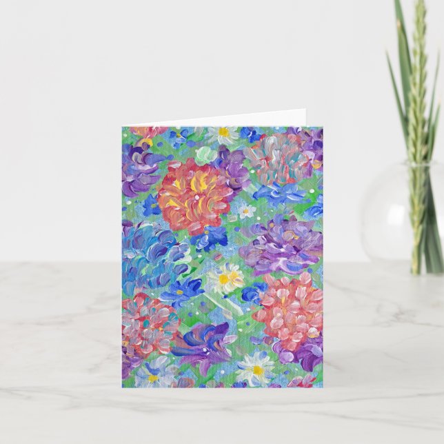 Tarjeta De Agradecimiento Spring Fling Notecard (Anverso)