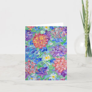 Tarjeta De Agradecimiento Spring Fling Notecard
