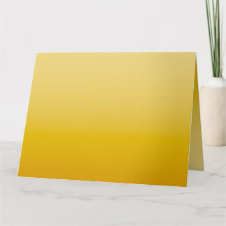 Tarjeta De Agradecimiento SPRING MOOD – Soft Yellow | deep to light | 