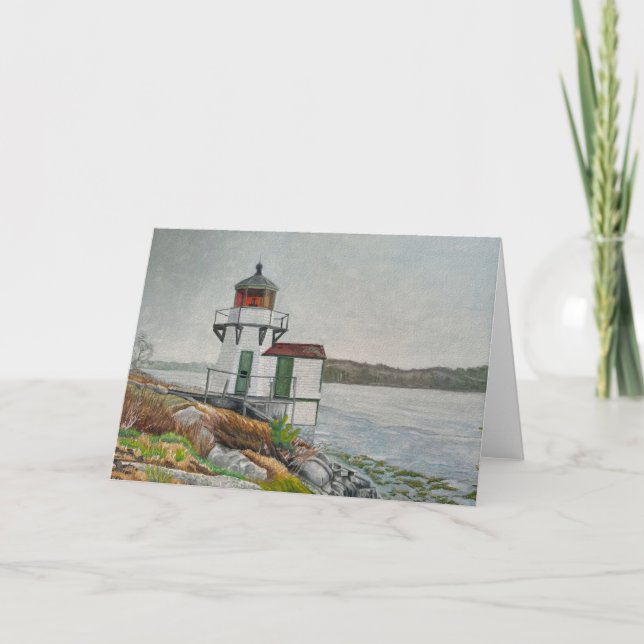 Tarjeta De Agradecimiento Squirrel Point Light (Anverso)