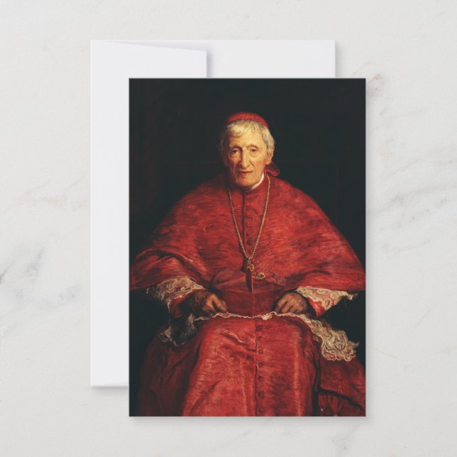 Tarjeta De Agradecimiento St. John Henry Newman Kindly Light Holy Card (Anverso)