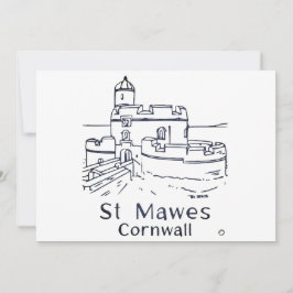 Tarjeta De Agradecimiento St Mawes Castle card