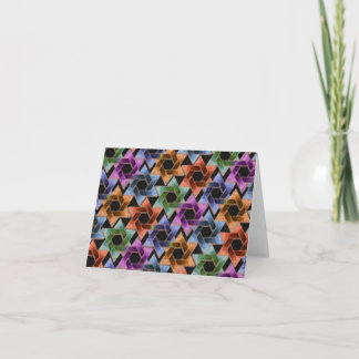 Tarjeta De Agradecimiento Star of David Damask Gracias