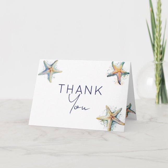 TARJETA DE AGRADECIMIENTO STARFISH (Anverso)