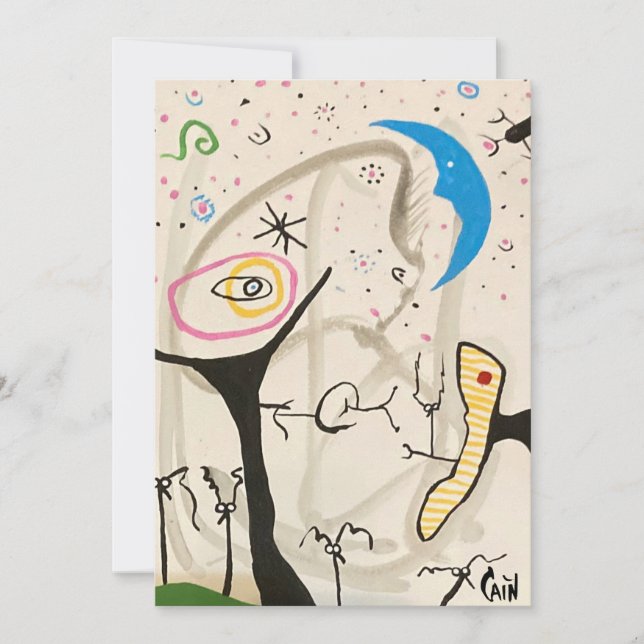 TARJETA DE AGRADECIMIENTO STARRRY NOCHE (Anverso)