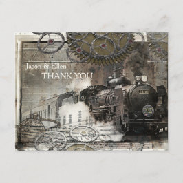 Tarjeta De Agradecimiento Steampunk Engine