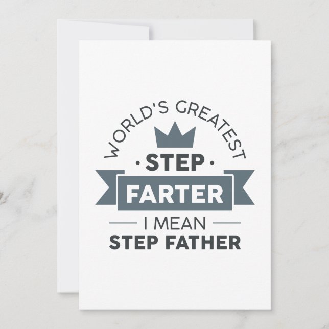 Tarjeta De Agradecimiento Step Farter (Anverso)