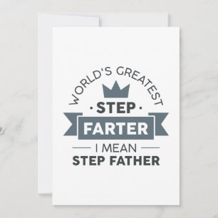 Tarjeta De Agradecimiento Step Farter